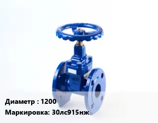 Задвижка стальная 1200 30лс915нж